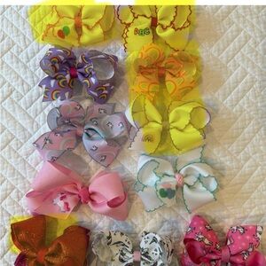 Colorful Kids Hair Bow Set